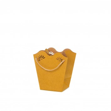 Daisy Pot Shopper Kraft Medium Mustard (12) IOYSE